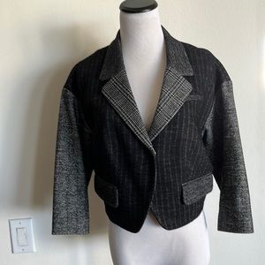 Woman’s blazer jacket, Diana, Von Furstenberg size 8 gray